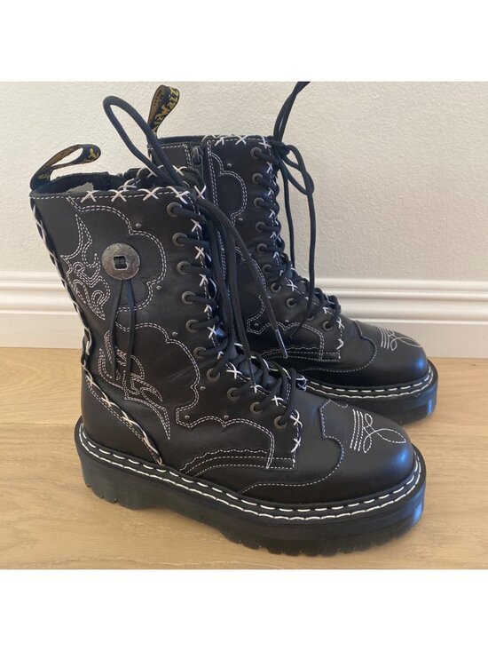 Dr. Martens Shoes - Dr. Martens Jadon Hi Gothic Americana Boots Shoes Platform